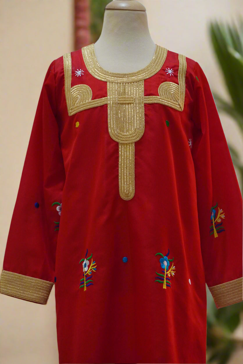 كندورة بالثوب طول 46